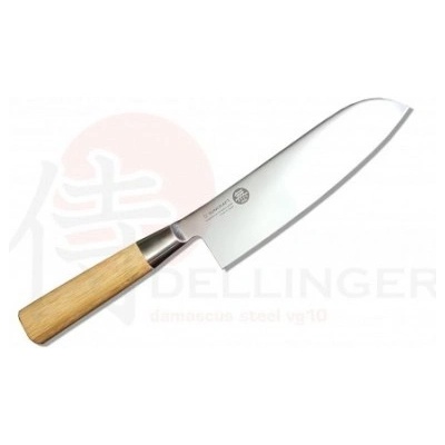 Suncraft Santoku 167 mm Senzo Bamboo-High carbon-japonský kuchynský nôž