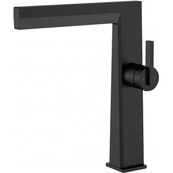 Inter Ceramic Стоящ смесител за умивалник Кони icf 116223mb, месинг, черен мат, 22х27см (116223mb)