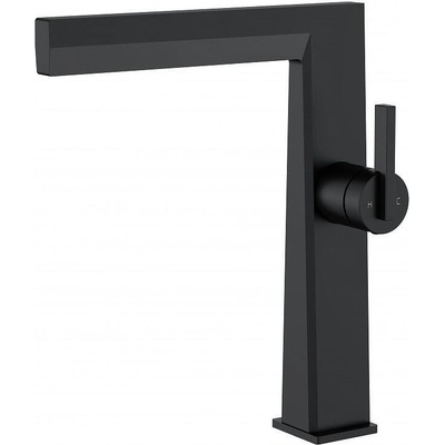 Inter Ceramic Стоящ смесител за умивалник Кони icf 116223mb, месинг, черен мат, 22х27см (116223mb)