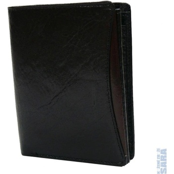 Cosset B 001 DERBY kožená peněženka černá