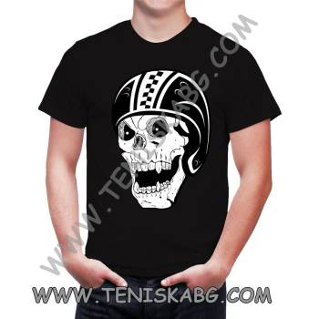 Image 1 of Fruit of the Loom Тениска - Skull wearing
