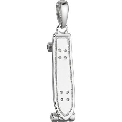 Evolution Group Stříbrný přívěsek skateboard 64069