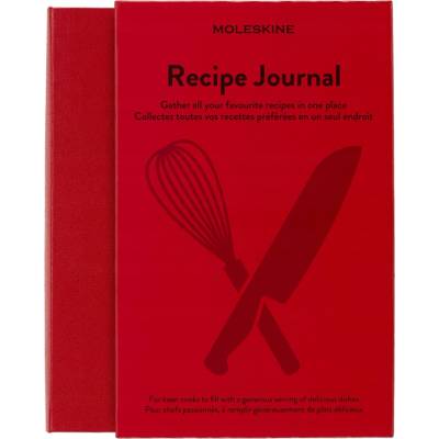 Moleskine Passion Recipe Journal A5 červený zápisník