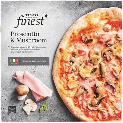 Tesco Finest Prosciutto & Mushroom pizza 400 g