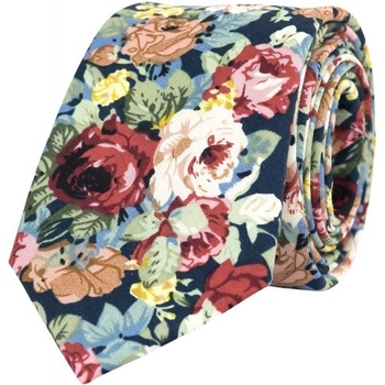 Bubibubi kravata Vivid Rose tmavomodrá