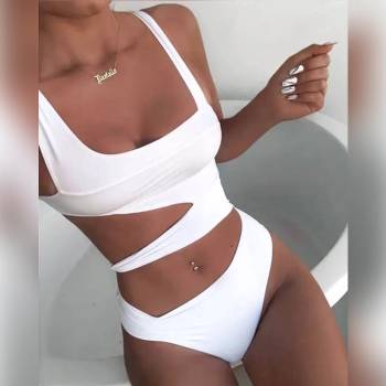 Image 1 of Цял бански YWCS-8971 white