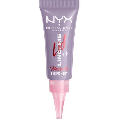 NYX Professional Makeup Lid Lingerie krémové očné tiene 10 Lacy Lilac 6 ml