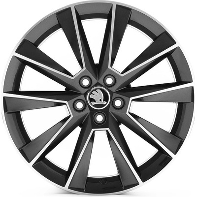 Škoda SAVIO 7x17 5x100 ET46 black metallic | Zboží Auto