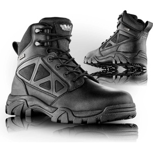 VM Footwear Vm footwear wigan 6585-o6 / Тактически боти до глезена o6 ci sr с водоустойчива подплата free-tex - черни 38 (6585-o6-38)