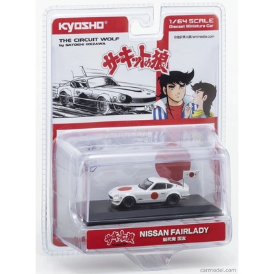 Kyosho Nissan Fairlady Z 432r 1972 The Circuit Wolf By Satoshi Ikezawa Manga Movie Bílá 1:64