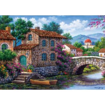 Image 1 of Art Puzzle - Puzzle Flowery Channel - 500 piese