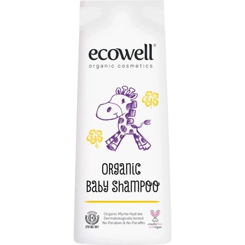 Ecowell Органичен бебешки шампоан Ecowell - 300 ml