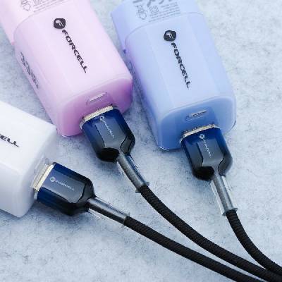 Forcell C351 USB A na Micro USB Qc3.0 2,4A 18W Gradient 1m černý