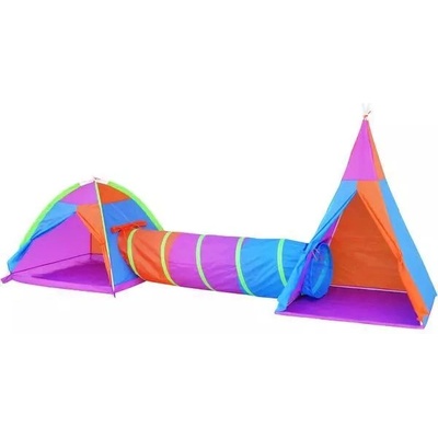 Iplay Детска двойна кутия за игра с тунел (8703-16)