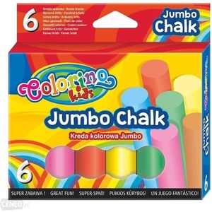 Colorino Тебешир COLORINO Jumbo 6 цвята