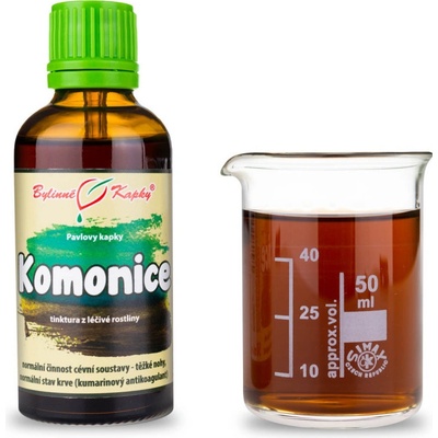 Bylinné kapky tinktura Komonice nať 50 ml