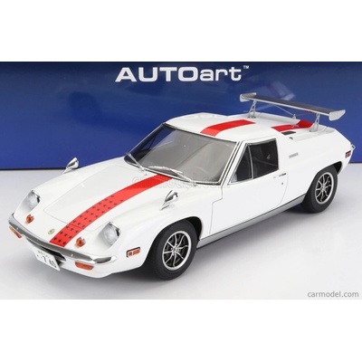 Autoart Lotus Europa Special 1975 The Circuit Wolf hero Yuya Fubuki Manga Movie Bílá Červená 1:18