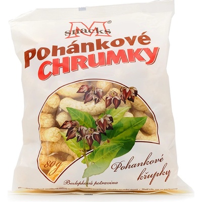 M-snacks Pohánkové chrumky 80 g