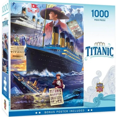 Masterpieces - Puzzle Titanic Collage 1000 - 1 000 piese