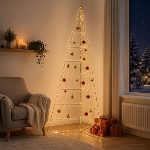 vidaXL Метално коледно дърво KUOPIO 210 см Стомана Златист (42053861)