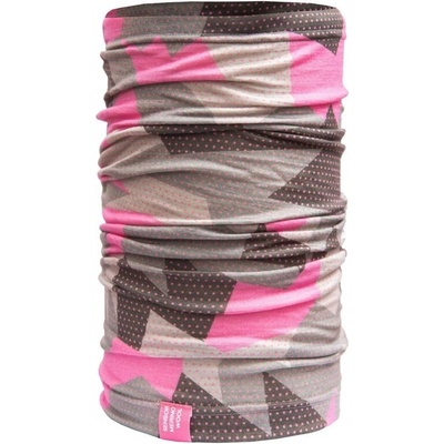 Sensor Tube Merino Impress šatka ružová camo
