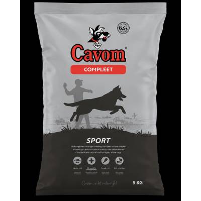 Cavom Пълноценна студено пресована гранула за активни и спортни кучета Cavom Complete Sport 5 кг