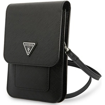 GUESS Guess GUWBSATMBK Saffiano Triangle чанта, черен (GUE1858BLK)