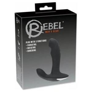 Rebel Electro Rebel Intimate Machine Black 3-Function Prostate & Perineum Stimulator 16.6cm