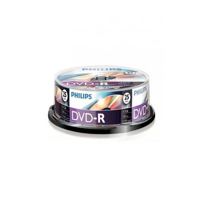 Philips DM4S6B25F/00 празен DVD диск 4, 7 GB (+r4716h25)