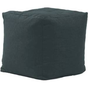 Pufrelax Пуф, 130л. , Табуретка Куб XL - Moon Grey, Перящ се калъф, Гама Premium, Пълнеж от Полистиролни перли