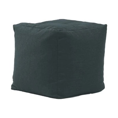 Pufrelax Пуф, 130л. , Табуретка Куб XL - Moon Grey, Перящ се калъф, Гама Premium, Пълнеж от Полистиролни перли