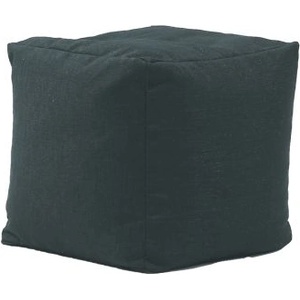 Pufrelax Пуф, 130л. , Табуретка Куб XL - Moon Grey, Перящ се калъф, Гама Premium, Пълнеж от Полистиролни перли