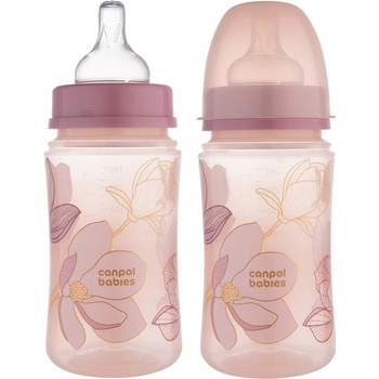 Canpol babies EasyStart Gold dojčenská fľaša Pink 240 ml