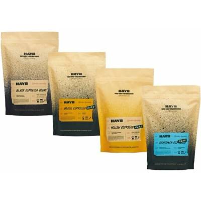 HAYB Mletá DARK Espresso Starter Pack 4 x 250 g
