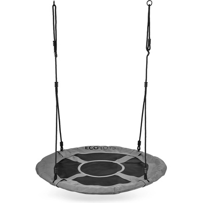 Ecotoys Zahradní houpačka hnízdo pro čápy 100 cm šedá