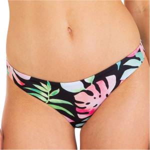 Hurley Дамско бикини долнище Hurley Women's Tropix RVSB Moderate Bottom Bikini bottom - Tropix Black - размер XS (150-2294-0111)