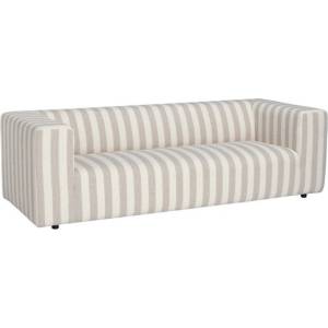 Ellos Home Бежов/кремав шенилов диван 220 cm Lisa - Ellos Home (2137511-02-2)