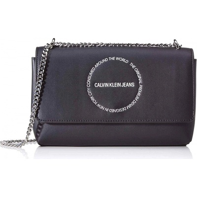 Calvin Klein dámská kabelka Sculpted Convertible Ew Flap černá