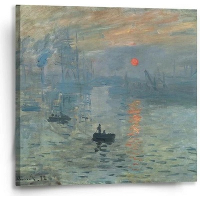 Sablio Obraz Imprese, východ slunce - Claude Monet - 50x50 cm