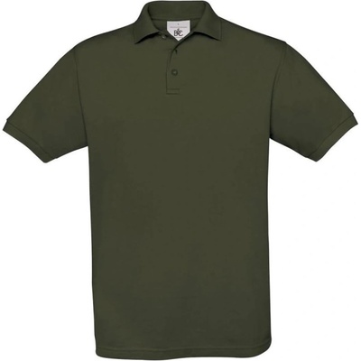 B&C polokošile Safran piqué pánské krátký rukáv khaki