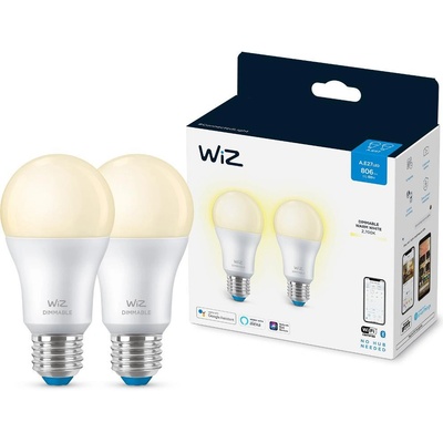WiZ WiZ SADA 2x LED Stmievateľná žiarovka A60 E27/8W/230V 2700K CRI 90 Wi-Fi WI0149