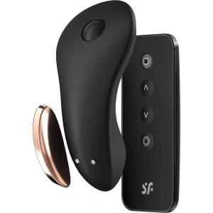 Satisfyer Little Secret - клиторен вибратор с управление чрез приложение (черен)