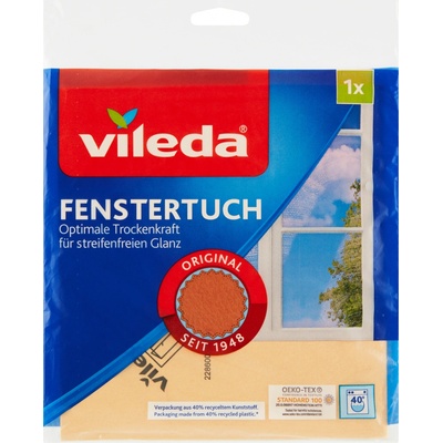 Vileda Microfibre Plus Fenster mikrohadřík na okna 36 x 32 cm 1 ks – Zboží Dáma