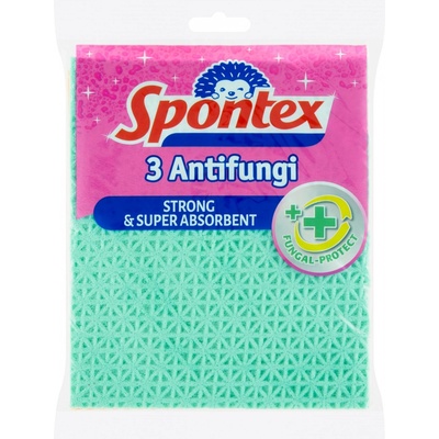 Spontex Antifungi hubová utierka 20 x 18 cm 3 ks