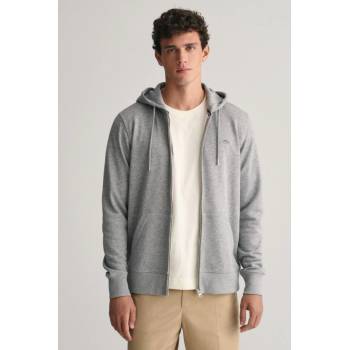 GANT REG SHIELD FULL ZIP HOODIE šedá