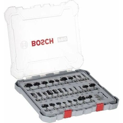 Bosch 30-dielna zmiešaná súprava fréz stopka 8 mm 2607017475
