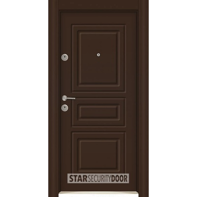 Starsteeldoor Блиндирана врата Outdoor - LP 12 Кафява (цена без монтаж)