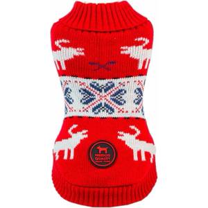  Jersey Moose Rojo пуловер за куче - 0.1кг - petstation - 30,00 лв