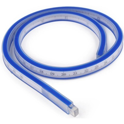 Ohebné pravítko délka 50 cm, 60 cm Varianta: 1 (50 cm) modrá, Balení: 1 ks 58086/148137/266718 – Sleviste.cz