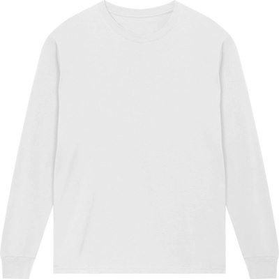True Blanks Essentials Mens Regular LSL Tee dlouhý rukáv Bílá